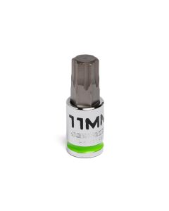GETHBM11 image(0) - Grip Edge Tools 11mm 3/8" Dr short RPT Hex bit socket