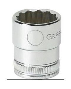 KDT80495 image(0) - GearWrench 3/8 Inch Drive 12 Point Standard Metric Socket 19mm