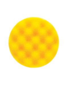 MRKMPADYF-325W image(0) - Mirka Abrasives MPADYF-3.25W Waffle Polishing Pad, 3-1/4 in Dia, Foam Pad, Yellow