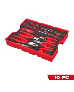 MLW48-22-0159 image(0) - Milwaukee Tool 10 Piece Pliers and Pick Set with Tray for PACKOUT Drawers