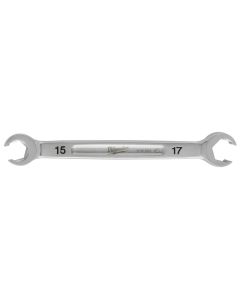MLW45-96-8353 image(2) - Milwaukee Tool 15mm X 17mm Double End Flare Nut Wrench