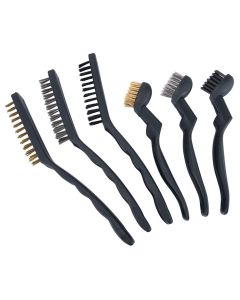 WLMW4950 image(0) - Wilmar Corp. / Performance Tool 6 Piece Detailing Brush Set
