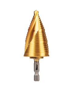 Klein Tools 3-Step Drill Bit, Double-Fluted, 7/8-Inch to 1-3/8-Inch