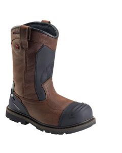 FSIA7896-16W image(0) - Avenger Hammer Wellington Series - Men's Boots - Carbon Nano-Fiber Toe - IC|EH|SR|PR|MT - Brown/Black - Size: 16W