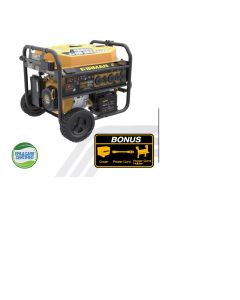FRGPO8005 image(0) - 10000/8000 Watt 50A 120/240V Remote Start Gas Portable Generator CARB Cert w/ 10" Power Cord