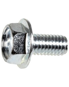 AVC17315 image(0) - AUVECO HEX FLANGE LICENSE PLATE SCREW M6-1.0 X 12MM