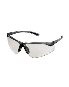 Sellstrom Sellstrom - Safety Glasses - XM340RX Series - Clear Lens - Smoke/Smoke Frame - Hard Coated - 2.5 Magnification
