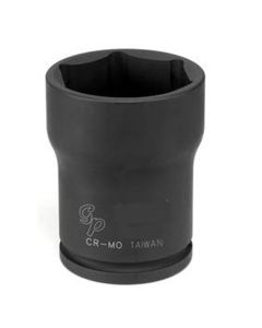 GRE3764D image(0) - Grey Pneumatic 3/4" Drive x 2" Deep Truck Pinion Locknut  Socket
