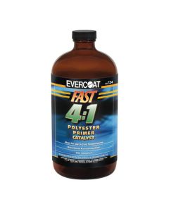 Fibre glass Evercoat 100734 Polyester Primer Fast Catalyst, 946 mL Bottle, Clear, 4:1 Mixing, Liquid