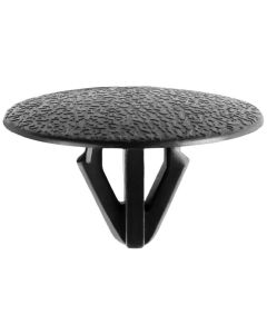 AUVECO 20543 Type 4 Hood Insulation Retainer, 26 mm Dia Head x 12 mm Dia x 14 mm L Stem, Nylon, Black