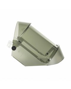 OBR21AGR12AFA8500 image(1) - OBERON Face Shield - Arc Flash - 12 Cal TCG - With Hard Hat Adapters - MSA V-Guard Hard Caps (Size Medium) - Lens Color: Clear Grey Anti-Fog