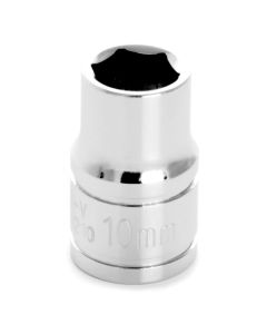 WLMW38210 image(0) - Wilmar Corp. / Performance Tool 3/8" Drive 10mm 6pt Socket