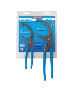 Channellock OF-2 2 Piece Oil Filter/ PVC Pliers Set