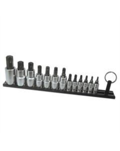 VIM Tools Elite 13 Piece TORX Set, T10 Thru T70, Package On A Black Magrail
