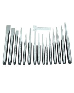 KTI72901 image(2) - K Tool International PUNCH & CHISEL SET 15 PC. IN PLASTIC TRAY