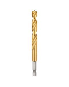 MLW48-89-4621 image(0) - Milwaukee Tool 3/8" SHOCKWAVE RED HELIX Titanium Drill Bit