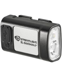 STL61621 image(0) - Streamlight SL-SideSaddle USB - Includes Hard Hat Mount Kit (Baseplate, Slot Strap, Universal Y-Strap), USB-C Cord and (1) Lithium Polymer Battery - Box - Black