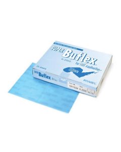 EAG1911534 image(0) - Eagle Abrasives, Inc. KOVAX Super Buflex 191-1534 Super-Tack Buflex Sheet, 130 mm W x 170 mm L, 2500 Grit, K-2500 Grade, Blue