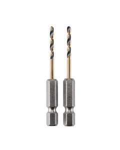 DWTDWA5006 image(0) - DEWALT 3/32" Black And Gold Ir Drill Bit-2Pc