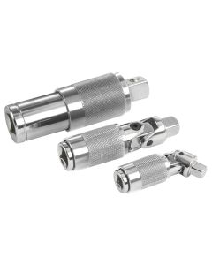 JSP95332 image(1) - J S Products (steelman) 3pc Locking Chrome Adapter Set