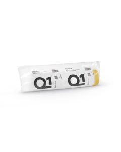 Q1PMDF0260 image(0) - PPM Q1 Products MDF0260 Premium Masking Drop Film, 25 yd L x 60 cm W, HDPE, Sun Yellow (Tape), Clear (Film)