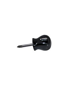 KTI19121 image(2) - K Tool International No. 2 x 1-1/2 in. Stubby Phillips Screwdriver (EA)