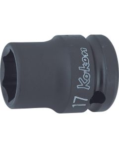 KKN14401M-33 image(0) - Ko-ken USA 14401M-33 1/2 Sq. Dr. Socket 33mm 6 point Length 46mm Thin walled