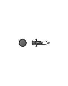 DCO9327MT image(0) - Disco Automotive Hardware 9327MT Push-Type Retainer, 28 mm L Stem x 23/64 in Hole, Nylon, Black