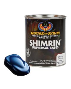 HOKC2C-BC04-Q01 image(0) - House Of Kolor SHIMRIN C2C-BC04-Q01 C2C Glamour Metallics Series Universal Basecoat, 1 qt Can, Stratto Blue