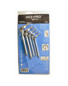 BND00075 image(1) - Bondhus Corp. 5PC HEX PRO PIVOT HEAD TORX WRENCH SET