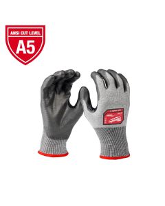 MLW48-73-8753 image(0) - Milwaukee Tool Cut Level 5 High-Dexterity Polyurethane Dipped Gloves - XL
