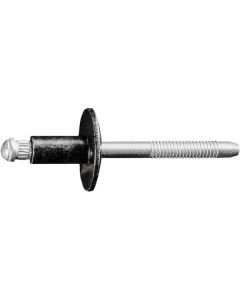 AUVECO 12652 Special Rivet, 1/4 in Dia x 1/8 to 1/4 in Grip Range, Steel, Black