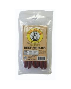 GRJ71778 image(0) - Gold Rush Jerky Spicy Smokie Beef Stick, 16 oz - 12 Count