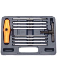VIMBHI100 image(1) - VIM Tools 10 PIece Extra Long SAE Ball Hex Ratcheting T-Handle Set