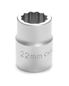 WLMW34822 image(1) - Wilmar Corp. / Performance Tool 3/4" Drive 22mm 12pt Socket