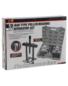 WLMW87128 image(1) - Wilmar Corp. / Performance Tool 5 Ton Bar Puller Separator Set