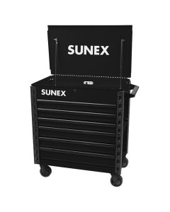 SUN8057XTBK image(0) - SUNEX Premium Full Drawer Service Cart - Black