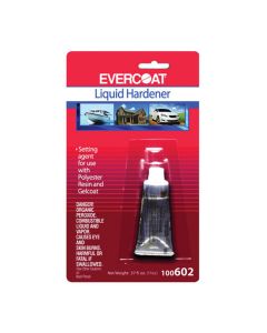 Fibre glass Evercoat 100602 Liquid Hardener, 11 cc Tube, Clear, Liquid