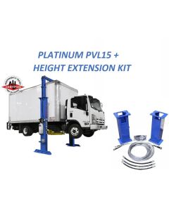 ATEAP-PVL15-EXT image(1) - Atlas Automotive Equipment Platinum PVL15 Lift w/ Height Extension Kit (WILL CALL)