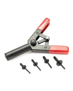 TIT15056 image(2) - Titan 41 pc. Poly Rivet Gun Kit