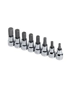 SKT19708 image(0) - S K Hand Tools SOCKET HEX BIT SET 3/8IN. DRIVE 8PC METRIC