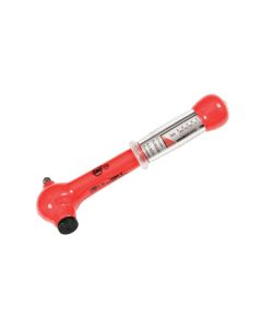 WIH30114 image(0) - Wiha Tools Insul. Ratcheting Torque Wrench 1/4" Drive, 5-25 Nm, 4-18 ft./lbs.