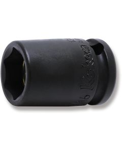 KKN13400AG-9-16 image(0) - Ko-ken USA 13400AG-9/16 3/8 Sq. Dr. Socket 9/16 6 point Length 32mm Magnet