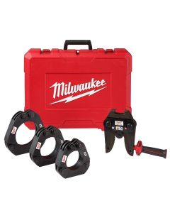 Milwaukee Tool 2-1/2 inch 4 Inch IPS-P Pivoting Press Ring Kit for M18 FORCE LOGIC Long Throw Press Tool