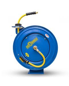 BLBOSRHD3850 image(4) - BluBird OilShield Rubber 3/8" x 50' Air Hose Reel Heavy Duty Single Arm Assembly