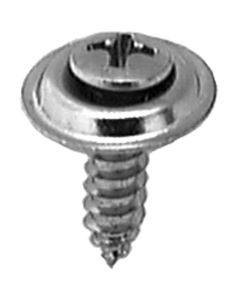 AUVECO 8 X 5/8 PHIL OVAL HD SEMS TAP SCRW CNTRSNK CHR