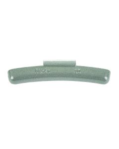 PWWEN030Z image(0) - Wegmann Automotive 30 g Zinc Coated Clip-on ENZ Green Series Wheel Weight (Box of 25)