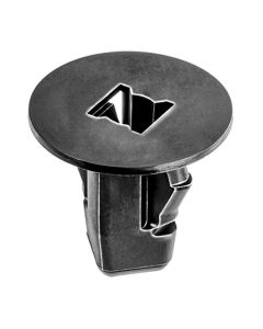 AUVECO 21792 Fender Liner Screw Grommet, M5.5 Screw x 20 mm Dia Head x 17 mm L Stem x (9 x 9 mm) Hole, Nylon, Black