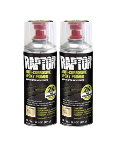 UPO4842 image(0) - U Pol Products RAPTOR UP4842 2K Epoxy Primer, 14.1 oz Aerosol Can, Beige, 8 to 12 sq-ft/gal Coverage