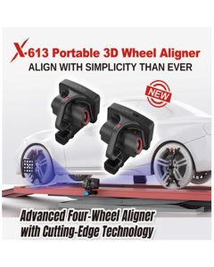 LAU702020112TF image(0) - Launch Tech USA X613 Mobile Wheel Aligner?with X431 Throttle V Tablet, Full Automotive Software)